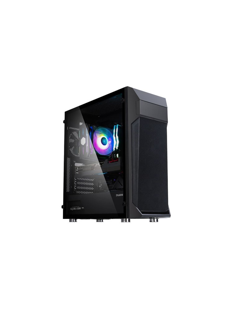 ქეისი: Zalman Z1 PLUS 3x120mm ATX Mid-Tower Black - Z1PLUS