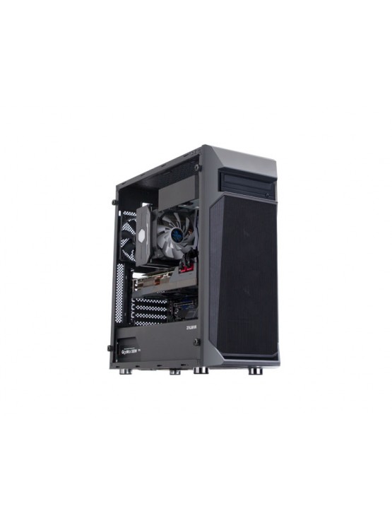 ქეისი: Zalman Z1 PLUS 3x120mm ATX Mid-Tower Black - Z1PLUS