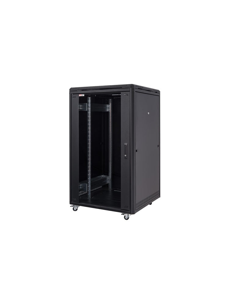 რეკი: BestRack 19" 800x1000 mm Silver Line Standing Type Cabinet 26U - ZEY.D26U810-D