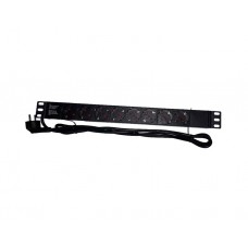 დენის ადაპტორი: BestRack 19" 1U Aliminium Profile frame 8xDIN49440 Socket Schuke PDU - ZEY.PG08