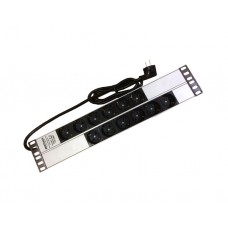 დენის ადაპტორი: BestRack 19" 2U Aliminium Profile frame 12xDIN49440 Socket Schuke PDU - ZEY.PG12