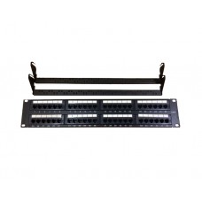 პაჩპანელი: BestRack ZEY.PP201 CAT 6 UTP 48 Port Patch Panel