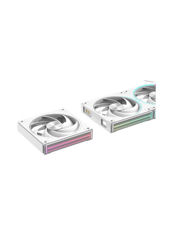 ქულერი: Zalman ZM-DF120 A3 ARGB Case Fan White - ZM-DF120A3WHITE