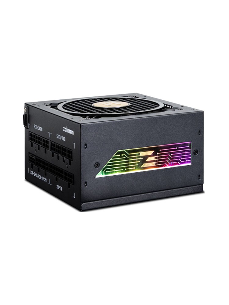 კვების ბლოკი: Zalman TeraMax II ZM1000-TMX2 VIEW 1000W 80PLUS Gold Power Supply Black
