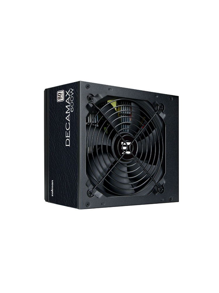 კვების ბლოკი: Zalman Decamax 600W 80 PLUS STANDARD Power Supply Black - ZM600-LX3