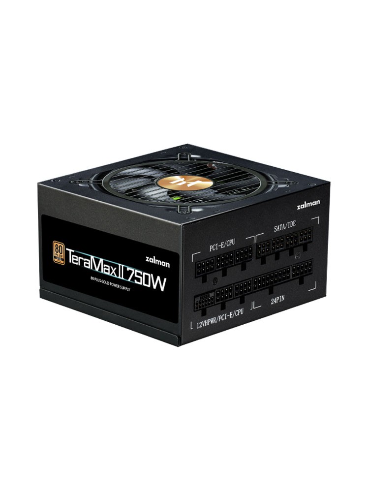 კვების ბლოკი: Zalman TeraMax II 750W 80PLUS Gold Black - ZM750-TMX2