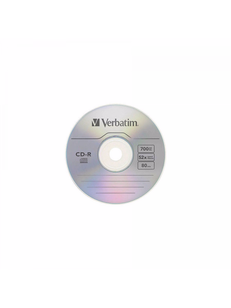 კომპაქტური დისკი: Verbatim CD-R 52x 80Min