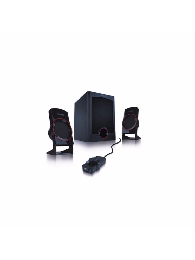 დინამიკი 2.1: Microlab M-111 2.1 Speakers 12W Black