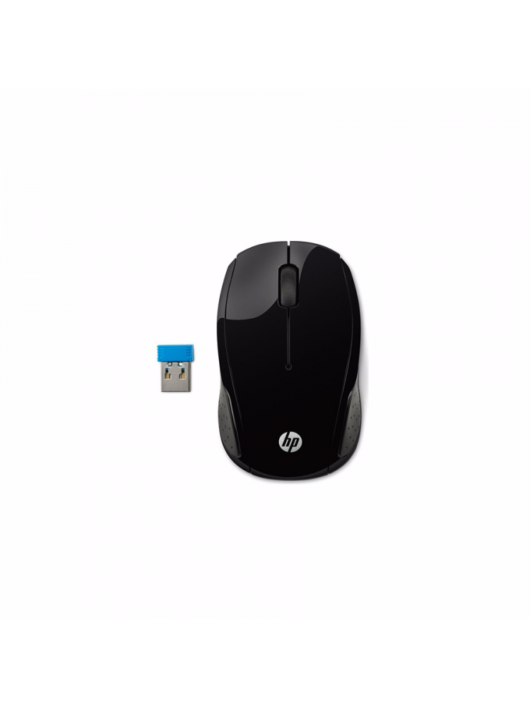 თაგვი: HP 200 Wireless Mouse Black - X6W31AA