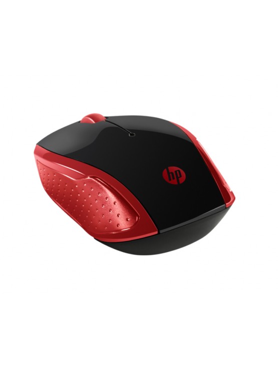 თაგვი უკაბელო: HP 200 Wireless Mouse red - 2HU82AA