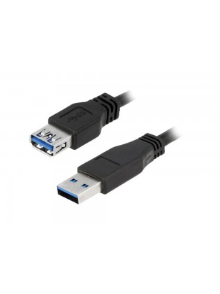 კაბელი: LogiLink CU0042 Extension Cable USB 3.0 Type A to Type A Black 2m