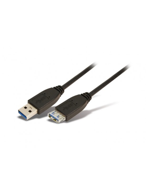 კაბელი: LogiLink CU0042 Extension Cable USB 3.0 Type A to Type A Black 2m