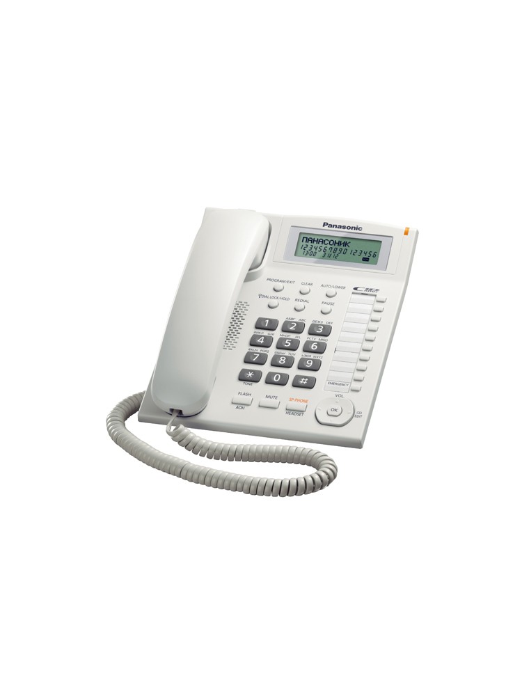 სტაციონარული ტელეფონი: Panasonic SP-Phone White - KX-TS2388UAW