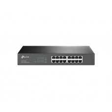 სვიჩი: TP-LINK TL-SG1016D 16-Port Gigabit Switch 1U 19-inch rack-mountable steel case