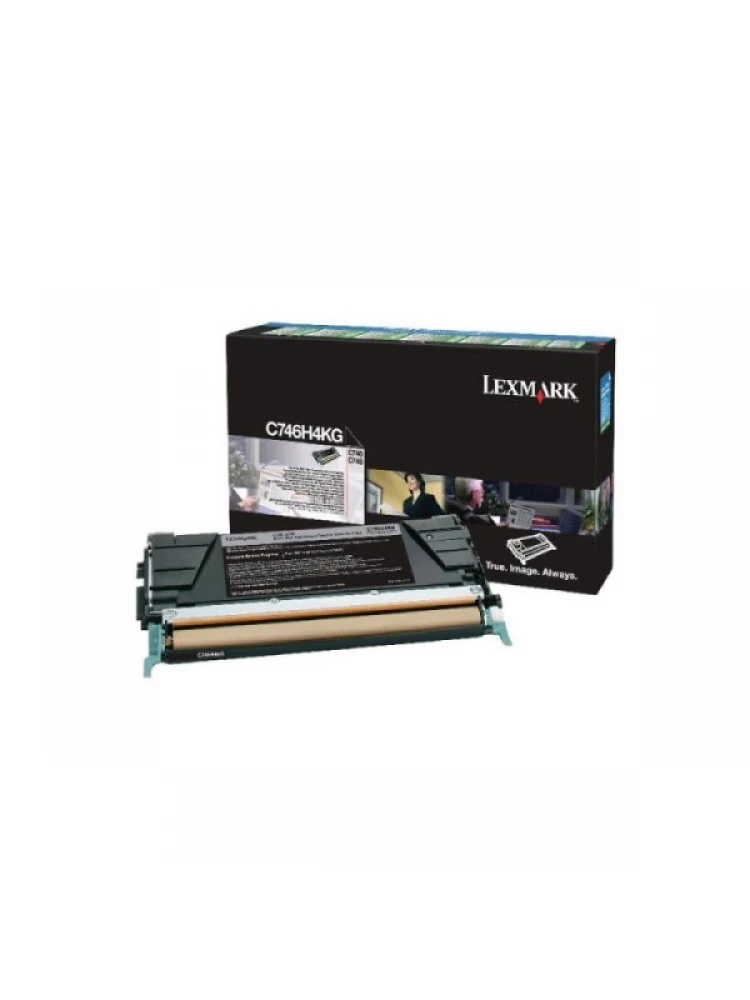 კარტრიჯი: Lexmark C746 C748 Black High Yield Toner Cartridge 12K - C746H3KG