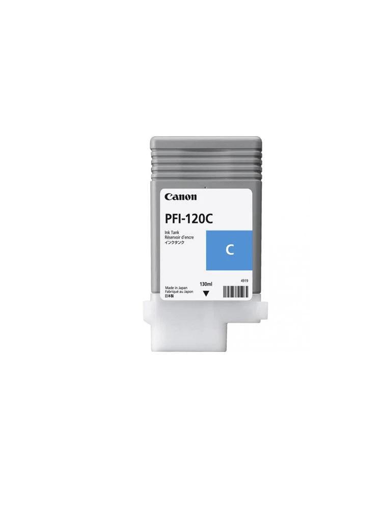 კარტრიჯი ჭავლური: Canon PFI-120 Cyan 130ml - 2886C001AA