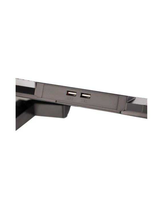 ნოუთბუქის გამაგრილებელი: 2E Gaming Laptop Stand LED/RGB Backlight Black - 2E-CPG-004