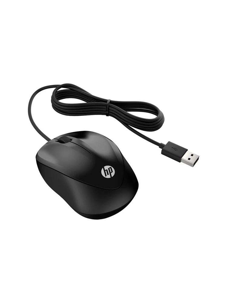 მაუსი: HP 1000 Wired Mouse Black - 4QM14AA