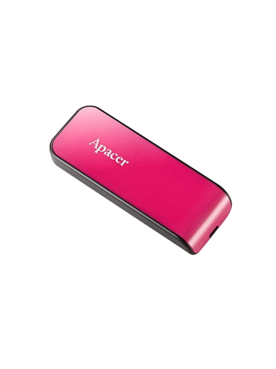 ფლეშ მეხსიერება: Apacer AH334 64GB USB 2.0 Pink - AP64GAH334P-1
