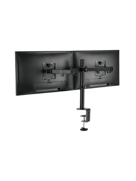 მონიტორის საკიდი: Logilink BP0098 Dual Monitor mount 17"-32" steel 360° VESA plate