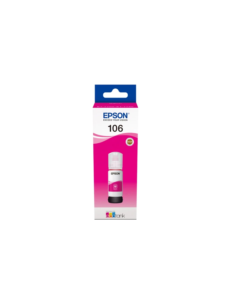 მელანი: Epson 106 EcoTank Magenta Ink Bottle 70ml Original - C13T00R340