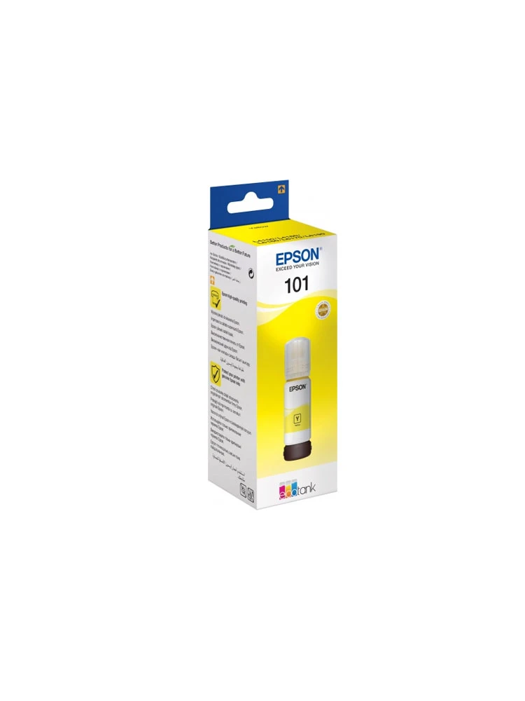 მელანი: Epson 101 L4160/L6190 Yellow Ink Bottle Original - C13T03V44A