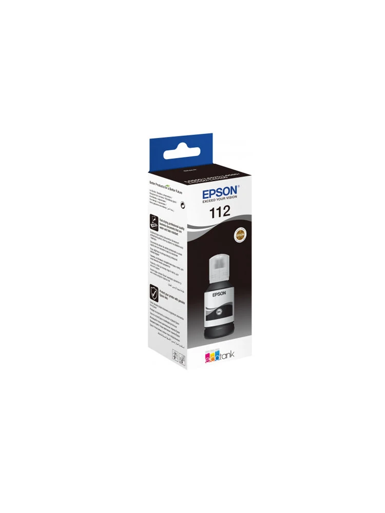 მელანი: Epson EcoTank 112 Black - C13T06C14A