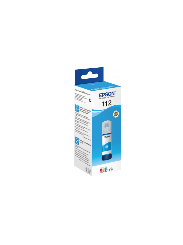 მელანი: Epson EcoTank 112 Cyan - C13T06C24A