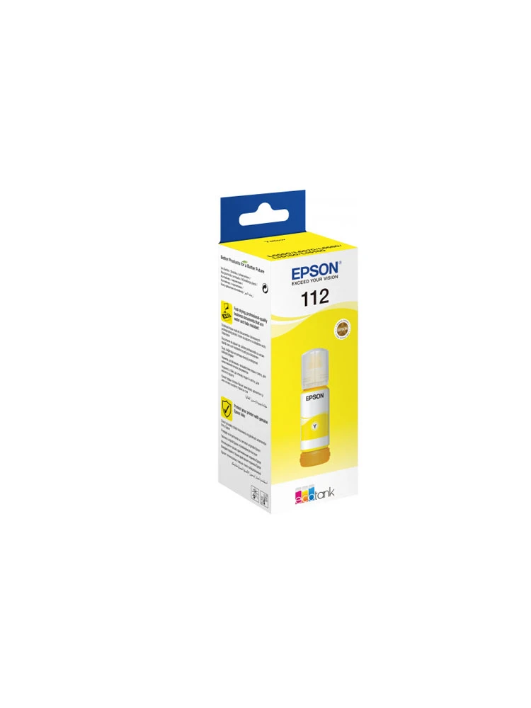 მელანი: Epson EcoTank 112 Yellow - C13T06C44A