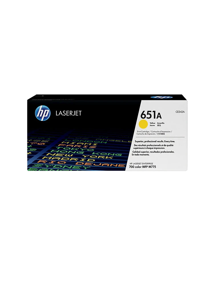 კარტრიჯი: HP 651A Laser Cartridge No Original Yellow - CE342A