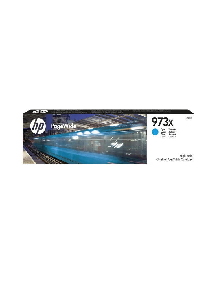 კარტრიჯი ლაზერული: HP 973X High Yield Cyan Original PageWide Cartridge - F6T81AE