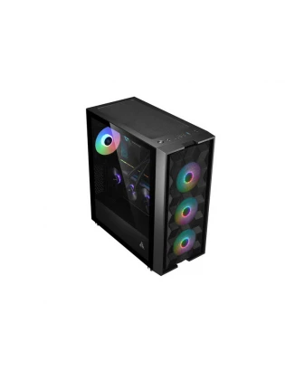 ქეისი: Golden Field 8706B ATX Case 4x120mm Fixed Color Fan USB 3.0