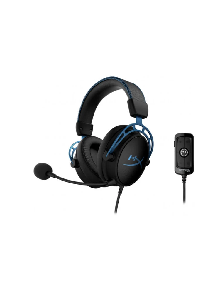 ყურსასმენი: HyperX Cloud Alpha S Black/Blue - HX-HSCAS-BL/WW/4P5L3AA