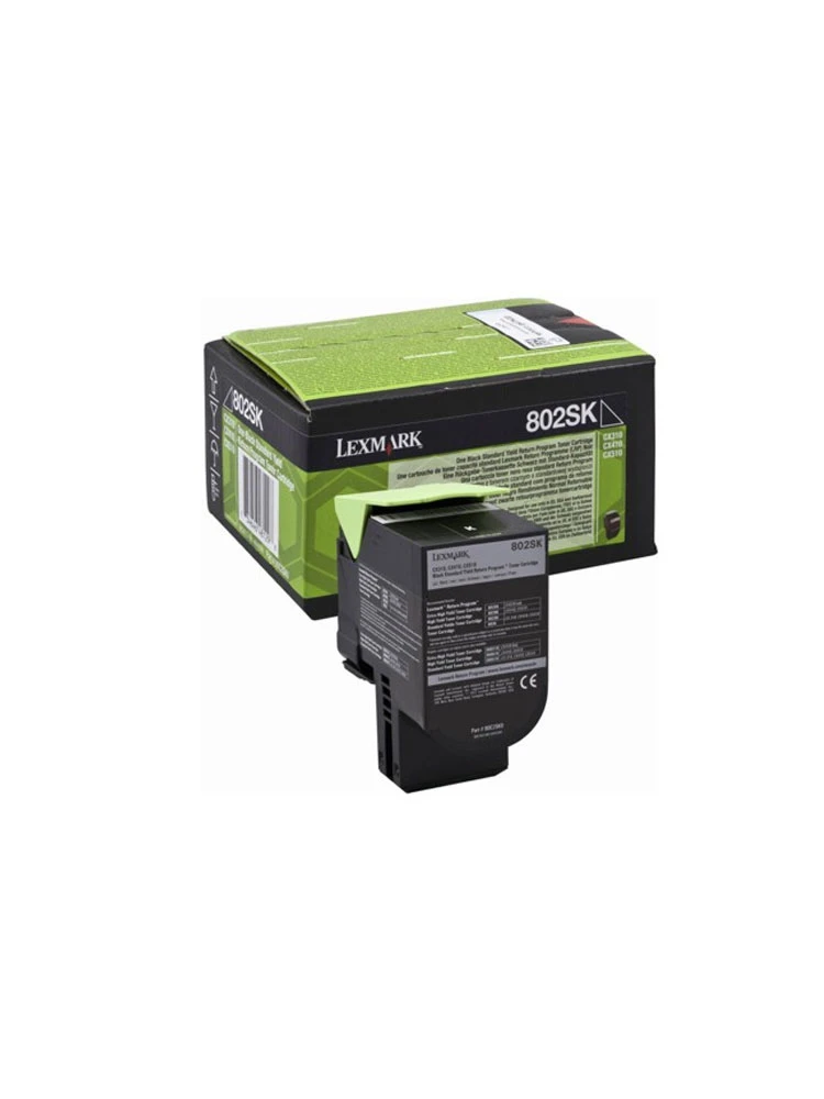 კარტრიჯი: Lexmark 80X 80C2SK0 Black Toner Cartridge High Return 2.5K