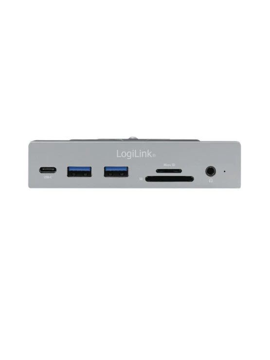 ადაპტერი: Logilink UA0347 USB-C 7-in-1 multifunction clamp hub USB 3.2