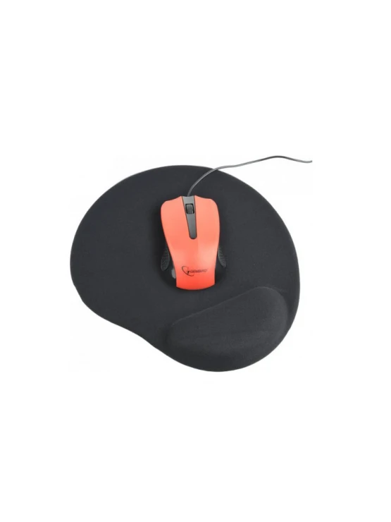 მაუს პადი: Gembird MP-GEL-BK Gel mouse pad with wrist support black