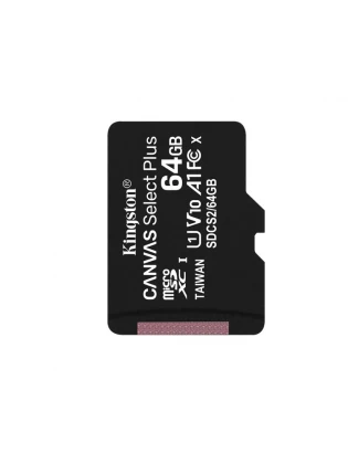 მეხსიერების ბარათი: Kingston MicroSD Card 64GB - SDCS2/64GBSP