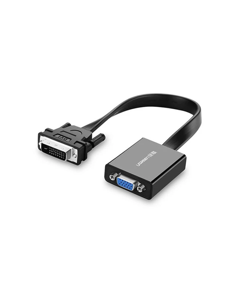 ადაპტერი: UGREEN MM108 1080P Active DVI-D 24+1 to VGA Adapter Black