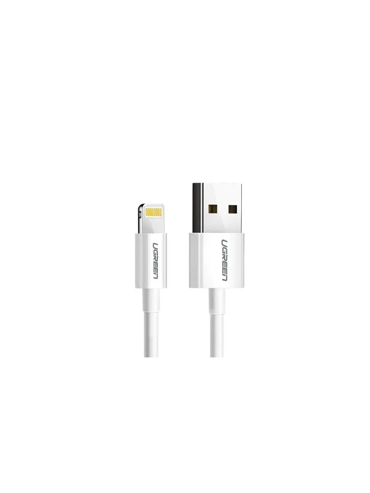 კაბელი USB: UGREEN US155 USB to Lightning Cable 1m White