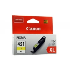მელანი: Canon CLI-451XL High Yield Yellow Ink Cartridge - 6475B001AA