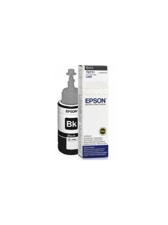მელანი: Epson T6731/L800 Black Ink Bottle 70ml Original - C13T67314A