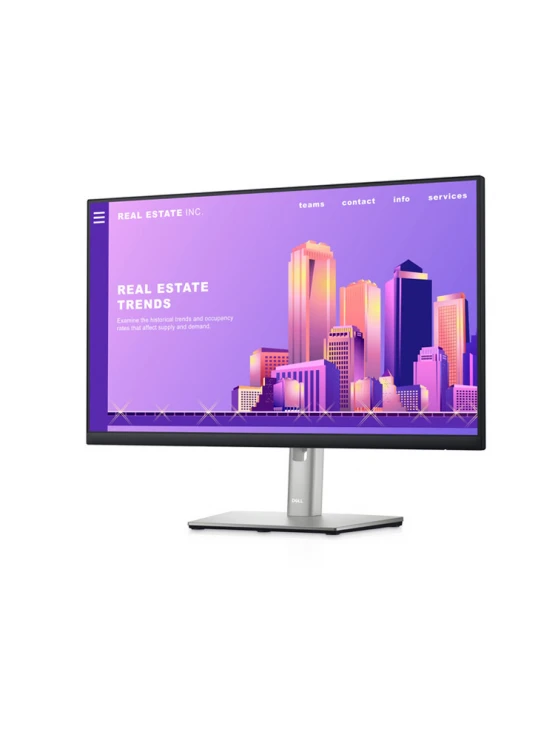 მონიტორი: Dell P2422H 23.8" FHD IPS 5ms VGA HDMI DP USB Silver - 210-AZYX