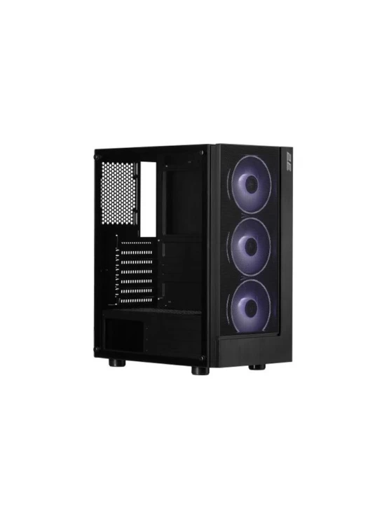 ქეისი: 2E VIRTUS G3301 3x120mm ARGB Fans Mid Tower Black - 2E-G3301