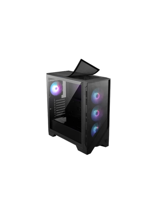ქეისი: MSI MAG FORGE 321R AIRFLOW 4x120mm ARGB Fans Mid-Tower Black