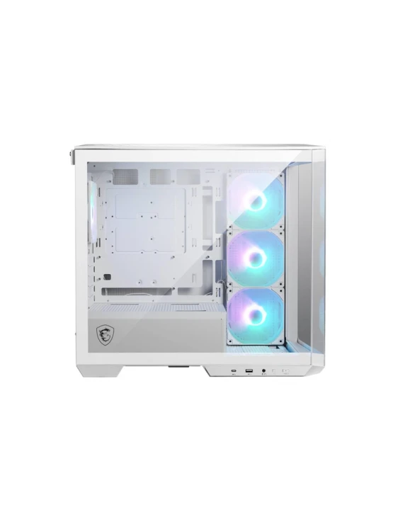 ქეისი: MSI MAG PANO M100R PZ 4x120mm ARGB Fans Mini Tower White