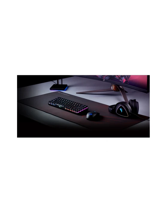 მაუს პადი: Asus ROG Scabbard II Gaming Mouse Pad Red - 90MP0210-BPUA00