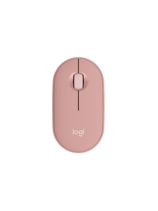 მაუსი: Logitech Pebble Mouse 2 M350s Bluetooth Mouse Tonal Rose - 910-007014