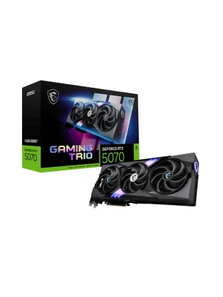 ვიდეო დაფა: MSI GeForce RTX5070 12GB GAMING TRIO OC 192-Bit GDDR7