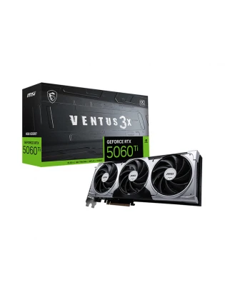 ვიდეო დაფა: MSI GeForce RTX5060 Ti 8GB VENTUS 3X OC 128-Bit GDDR7