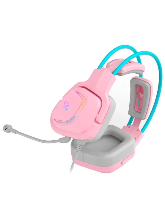 ყურსასმენი: A4tech Bloody G575 7.1 RGB Gaming Headset Sky Pink